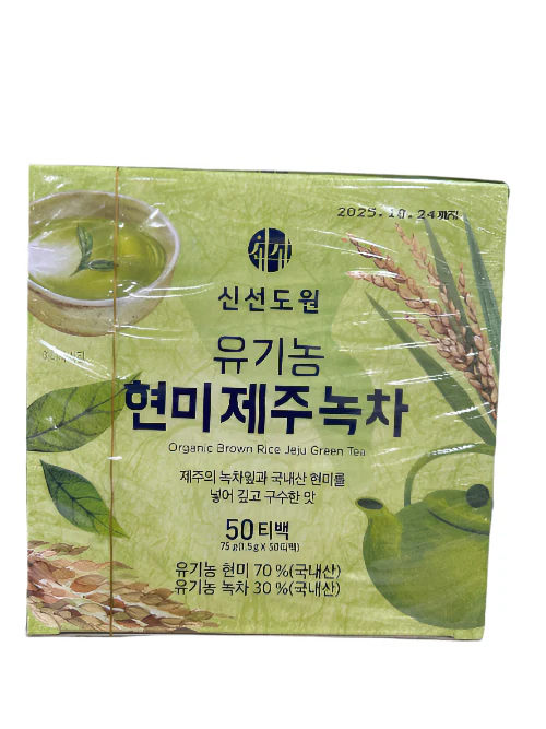SSDW Brown Rice Green Tea 1.5g , 신선도원 현미녹차 50티백 , 1.5g 50T
