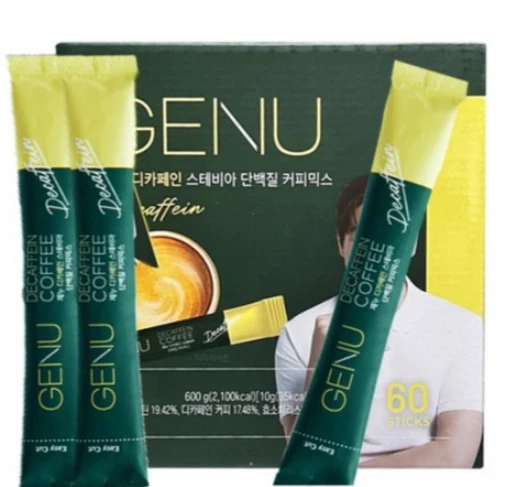 STEVIA PROTEIN COFFEE MIX , 제누 스테비아 프로틴 커피믹스 9.8gX100pk