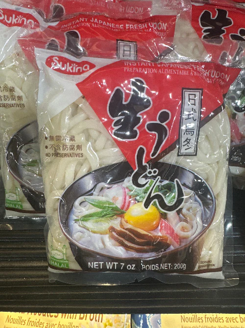 [Mega Fresh] SUKINA NAMA UDON W/O SOUP , 스키나 나마우동  7oz