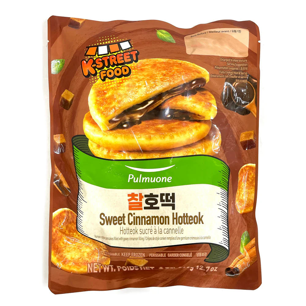 [MEGA FRESH] SWEET CINNAMON HOTTEOK PMO , 풀무원 달콤한 찰  호떡 12.7oz