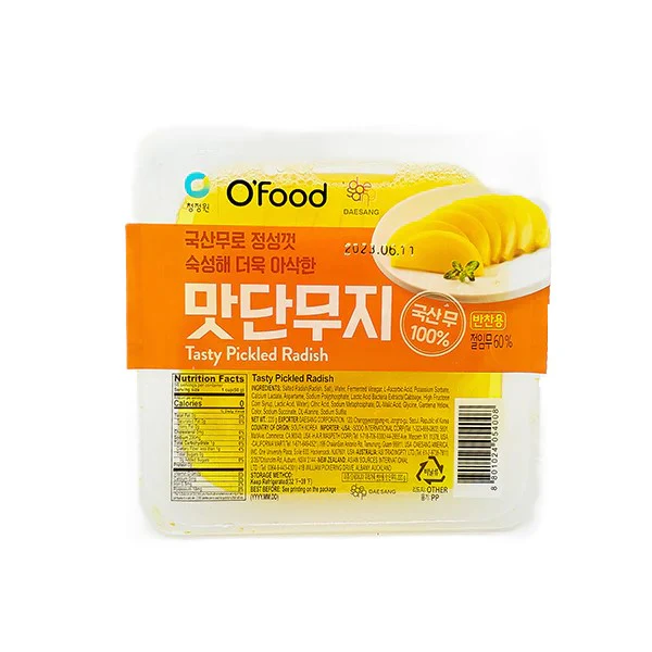 [Mega Fresh] TASTY DANMUJI (SLICE) CJO220g / 청정원 맛단무지 220g
