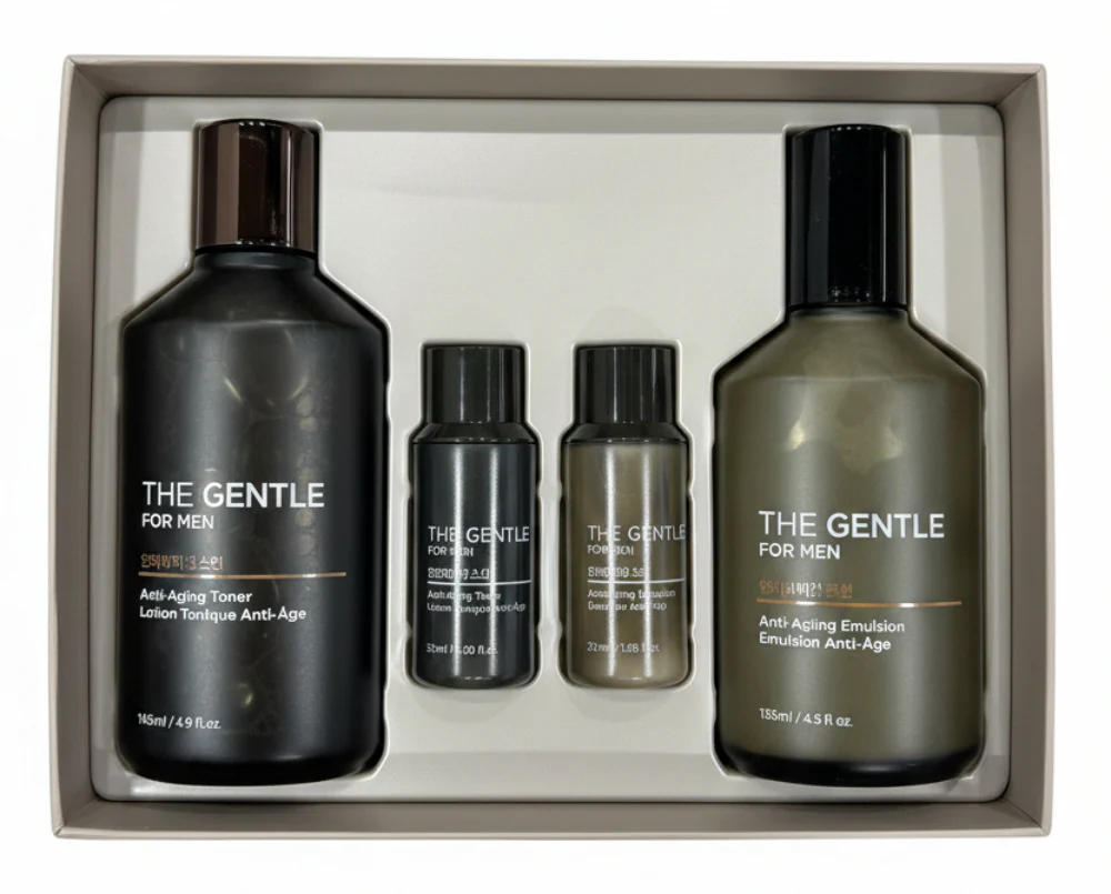 The Gentle For Men Anti-Aging,더페이스샵 더 젠틀 포 맨 안티에이징 스킨케어 스페셜 세트 (남성용)