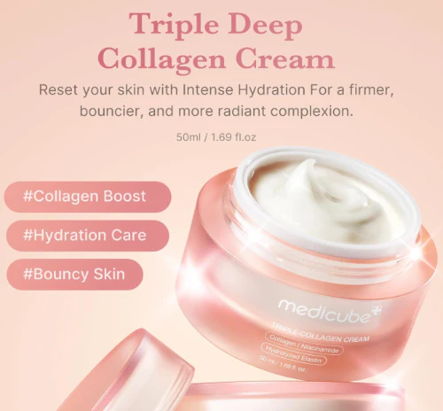 TRIPLE COLLAGEN CREAM , 메디큐브 트리플 콜라겐 크림 4.0 (50ml) - Image 2