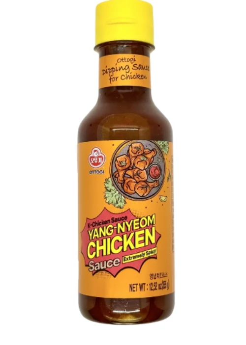 YANG-NYEOM CHICKEN SAUCE SPICY , 오뚜기 양념치킨 소스 매운맛 355g