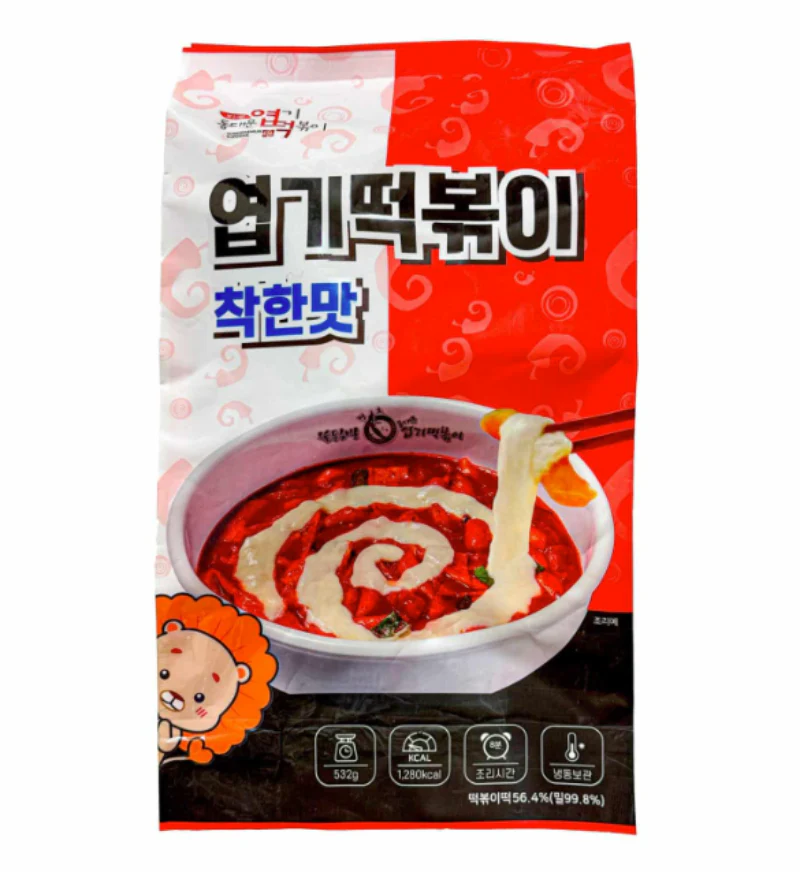 [LOCAL ONLY]YUPGI TTEOKPOKI MILD SPICY , 동대문 엽기 떡볶이 순한맛  497g